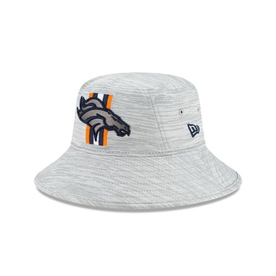 Sapca New Era Denver Broncos NFL Official NFL Training Stretch Bucket Hat - Portocalii